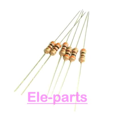 1000 PCS 1/4 WATT 1/4W 300 Ohm 300Ohm 300R ±5% CARBON FILM RESISTOR 0.25W 300Ω