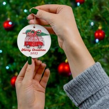 Vanlife Van RV Ceramic Ornament