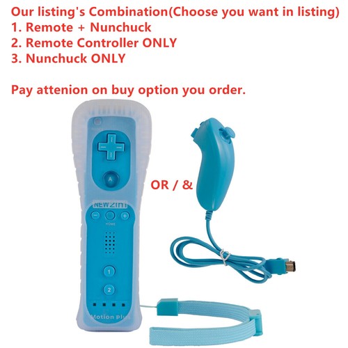 Brand New Built in Motion Plus Remote Controller And Nunchuck For Wii & Wii U - Picture 33 of 105