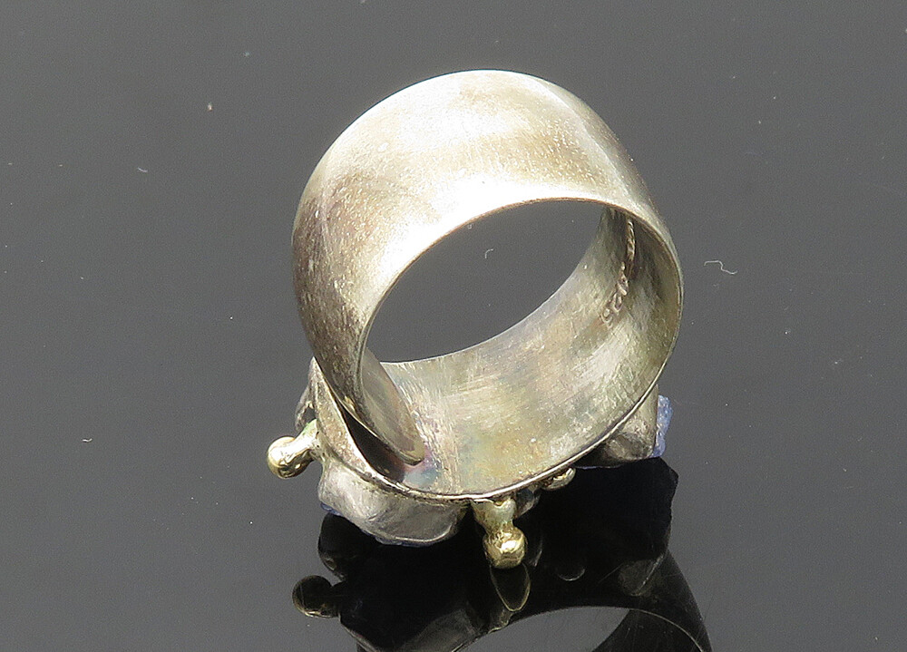 ヴィンテージ　リング　② LILLY BARRACK 925 Silver & 14K GOLD Vintage Tanzanite Band