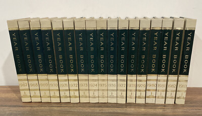 The World Book Yearbook Set 17 Volumes From 1967 to 1983