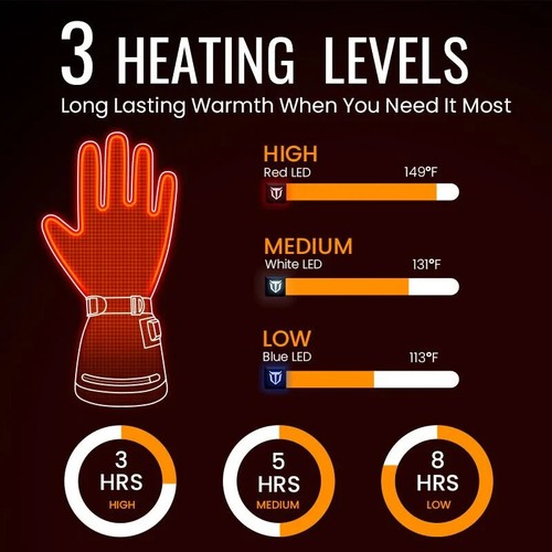 Heated Hunting Gloves 🔥| 3M™ G100 Waterproof | 7-Layer Fabric | Sizes: M-L - Picture 3 of 39