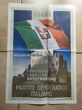 Manifesto locandina Poster - Propaganda Partito Democratico - copia - 35x50 cm