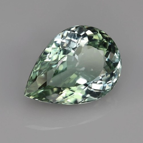 8.27 carats flawless baby green natural tourmaline pear nigeria 20090069 - Picture 5 of 5