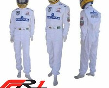 F1 Racing Ayrton Senna 1993 printed go kart racing suit W/ free balaclava