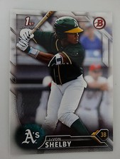 2016 Bowman Draft #BD-21 Javon Shelby Oakland Athletics Rookie Rc Baseball Card