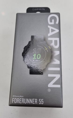 Garmin Forerunner 55 HRM mit GPS Uhr - schwarz (Brandneu) - Bild 1 von 3