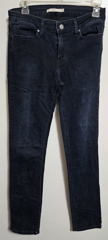 Levi’s 712 Women’s Slim Skinny Stretch Ankle Jeans Midrise, Dark Blue, Size 29