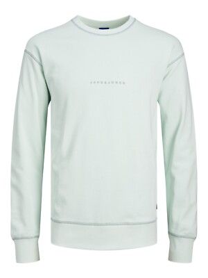 Jack & Jones Marbella Verblichen Rundhals Sweat Pulli Komfort, Bequeme Passform