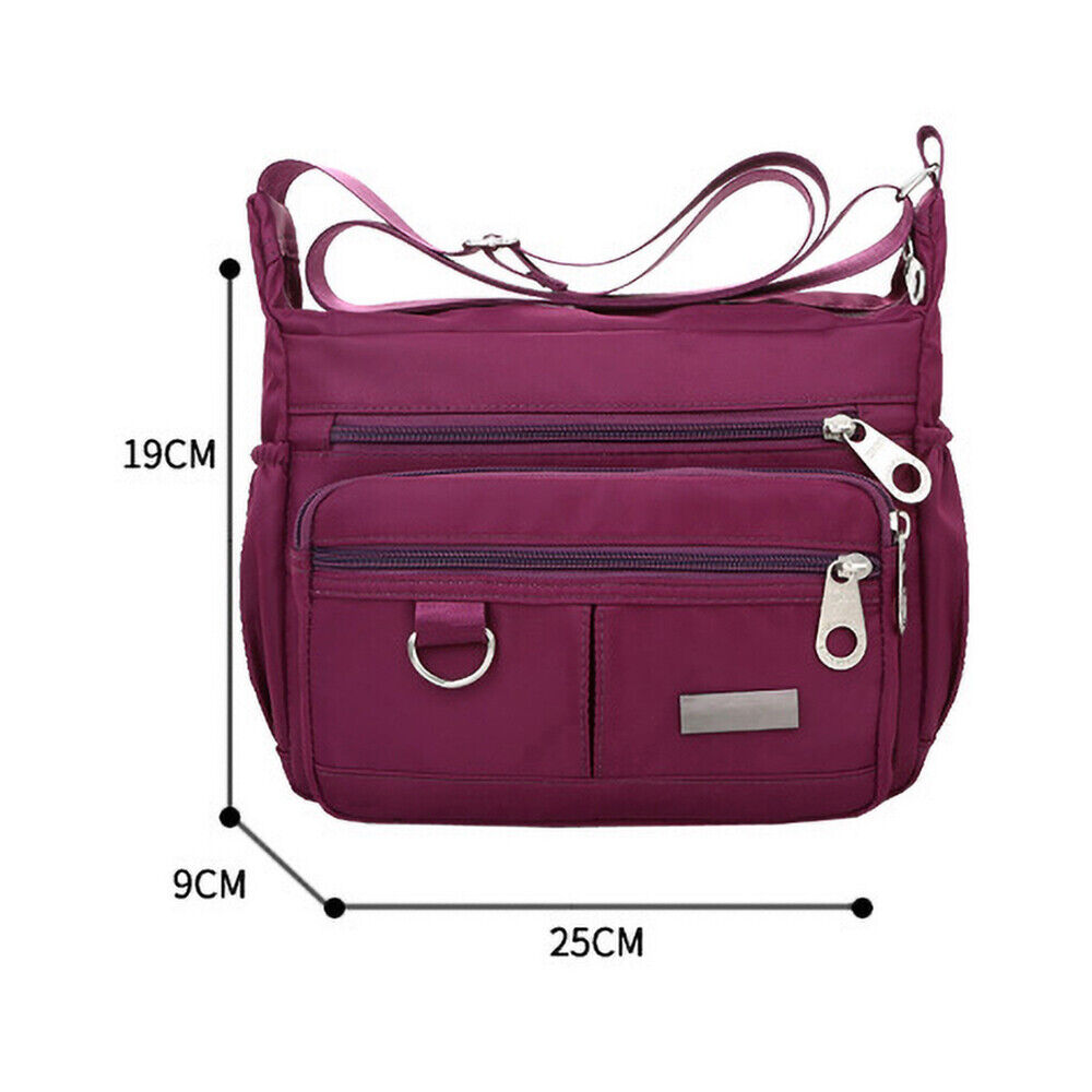 Travel Multi Pocket Shoulder Bag Cross Body Bags Handbag Messenger Bags ...