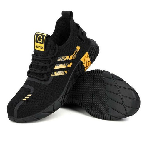 UK SIZE SHOES LIGHTWEIGHT STEEL TOE CAP SAFETY TRAINERS WOMENS MENS