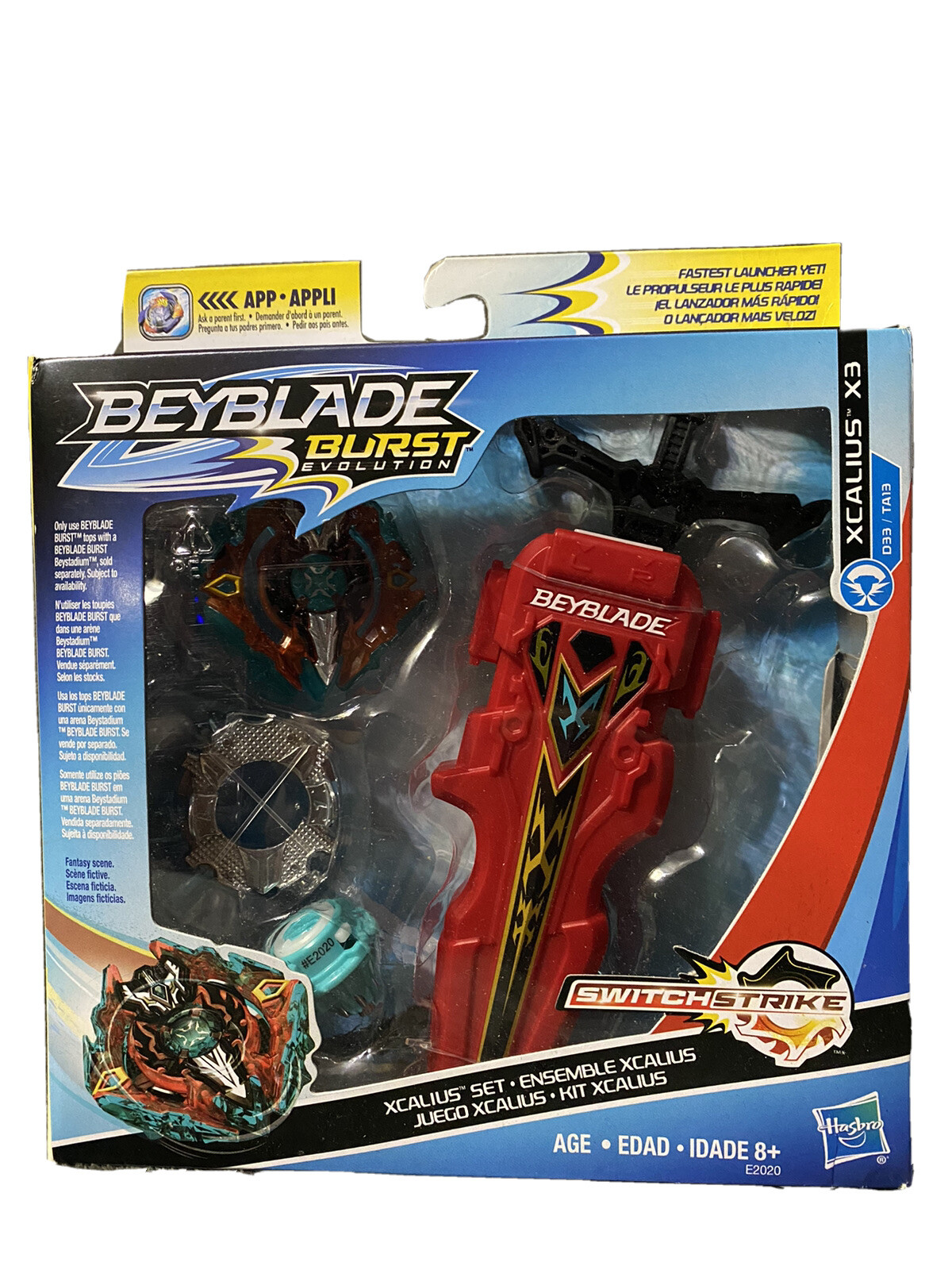 beyblade burst hasbro xcalius x3