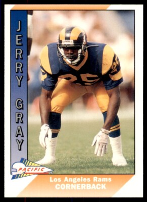 1991 Pacific Jerry Gray . Los Angeles Rams #252