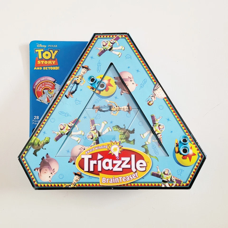 Triazzle Pixar Toy Story Brain Teaser Puzzle Rare Collectable Dan Gilbert Design Foto 4 de 4