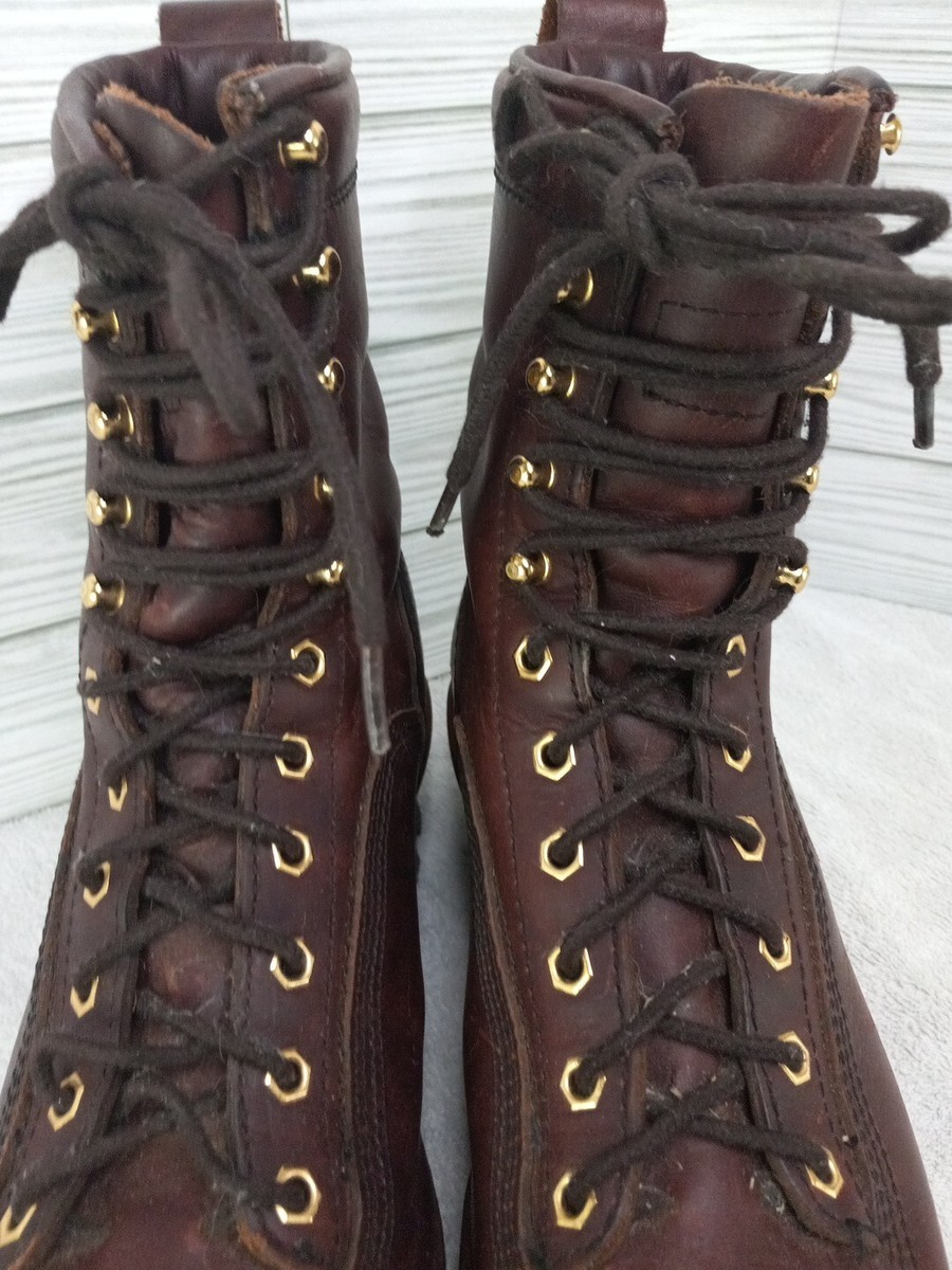 Chippewa Original Leather Brown Sport ILity Boots Mens Size 8M