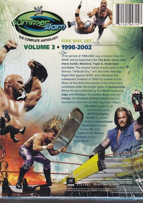 SummerSlam The Complete Anthology Vol. 3 (DVD, 2009) for sale