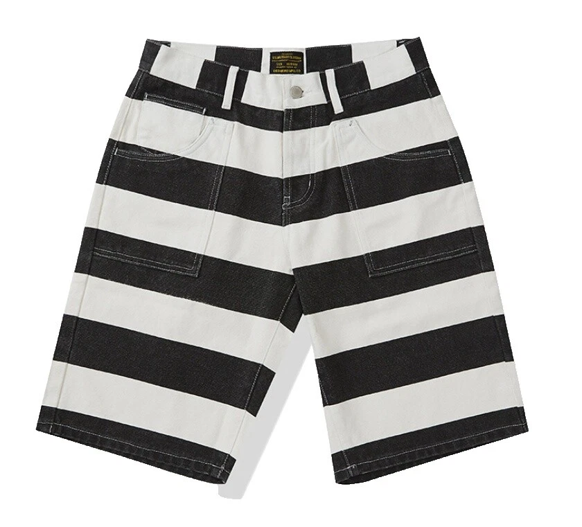 Cargo Striped Shorts for Men