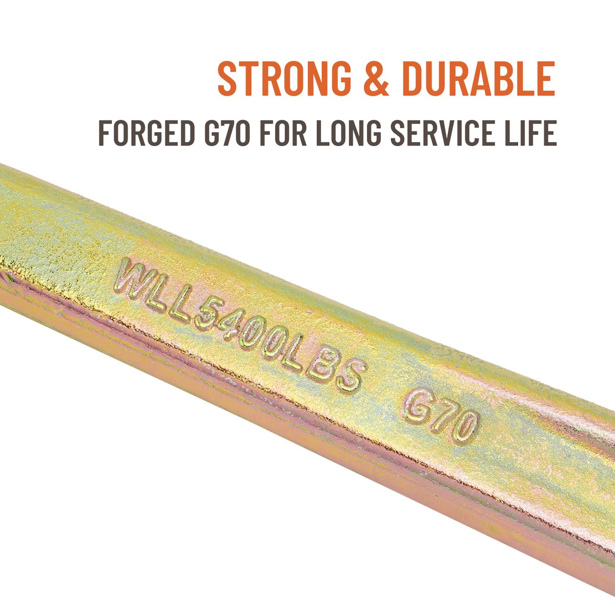 G70 Steel 15" J Hook Tow Axle Strap Wrecker Roll Back Clevis W - Foto 6