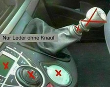 Schaltmanschette Peugeot 807 Fiat Ulysse Lancia Phedra Citroen C8 Carbon Schwarz