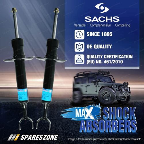 Front Sachs Max Shock Absorbers for Jeep Grand Cherokee WK WK2 Wagon 02/11-20 - Picture 1 of 2