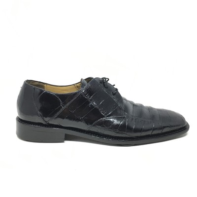 Mezlan Platinum Genuine Alligator black lace up Men’s Oxford shoes size 11 1/2 Men main image 2