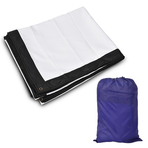 200In Projector Screen 16:9 HD Home Cinema In/Outdoor Movie Projection Foldable - Afbeelding 2 van 7