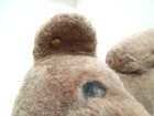 VINTAGE BLANK BUTTON BEAR STEIFF ? SHOE BUTTON EYES JOINTED — photo 8
