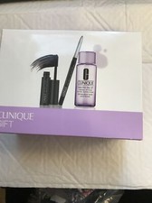 Clinique 3 Pc Gift Set Makeup Remover for Lids Lashes Lips, Mascara, Liner
