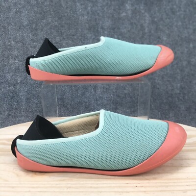 Mahabis Summer Slippers Womens 37 Hybrid Clogs Blue Slip On Comfort Casual Flats