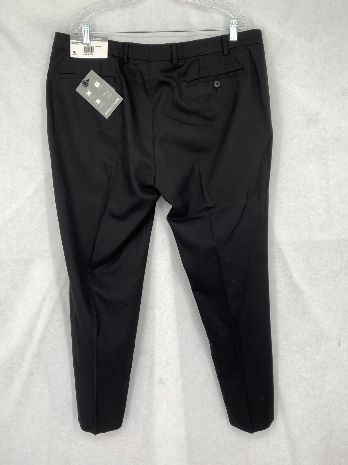 Michael Kors Mens Suit Pants 40x30 Black Solid Classic Fit Stretch NWT -  Shopping.com