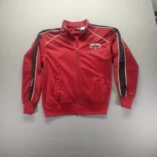 University Of Indiana Men's Warmer Jacket Red Size Medium