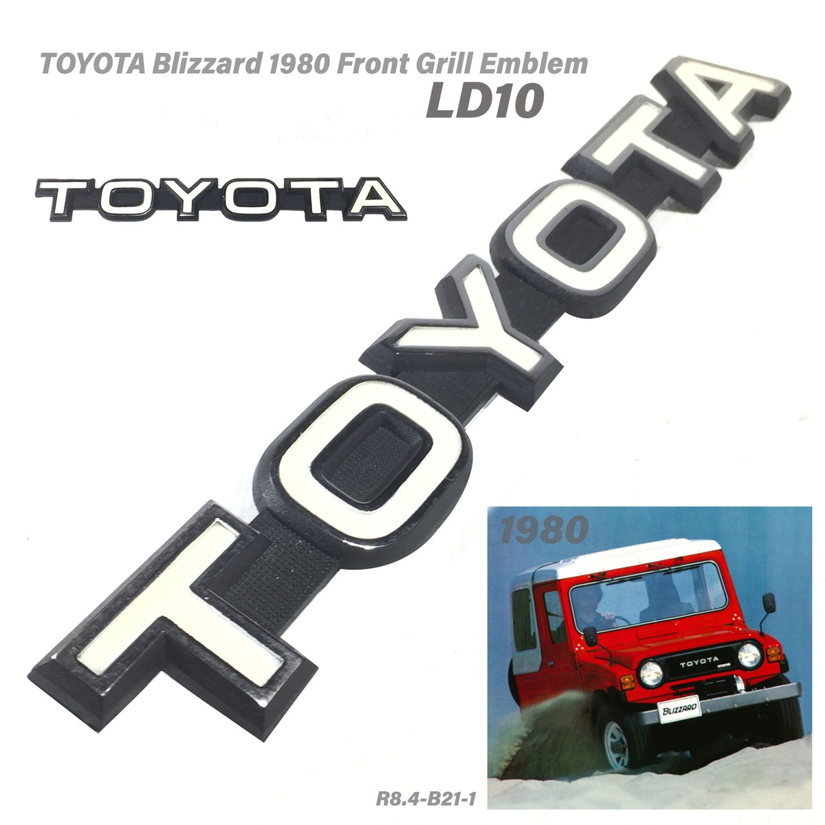 Genuine For Toyota Blizzard LD10 1980-1984 Front Emblem Grille