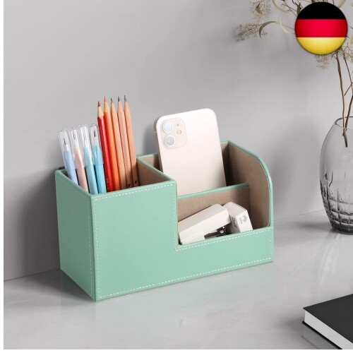 GORESE Büro Schreibtisch Organizer -Stiftehalter Schreibtisch PU Leder - Bild 6 von 7