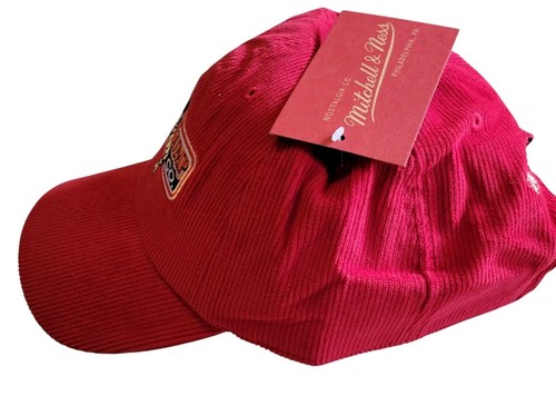 Gorra Mitchell & Ness roja con correa Bubba Gump Shrimp Co. nueva con etiquetas - Imagen 2 de 11
