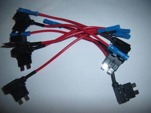 (1) ATC Automotive Car Fuse Tap to Add on a Device Dual Circuit Adapter 12 Volt