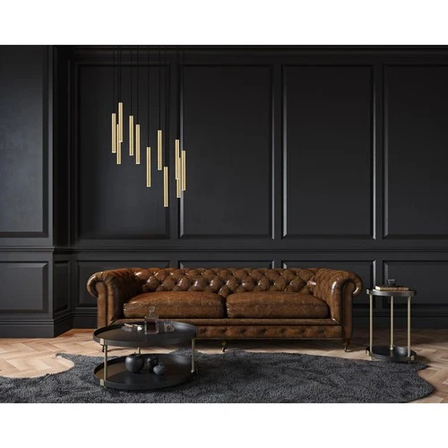 Z-Lite 919MP12-11R-MGLD-LED Forest Chandelier Modern Gold - Picture 2 of 8