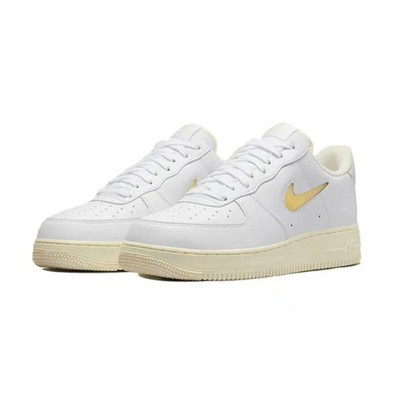 Nike Men Air Force 1 Low 07 LX Sneakers DC8894 100 Athletic Vanilla White Sz 10
