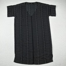 Madewell Shift Dress Women’s XS Short Sleeve Midi Sheer Lightweight V Neck