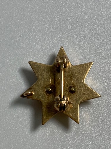 VINTAGE ALPHA KAPPA PI FRATERNITY PIN SWORDS 14K GOLD (3,45 Gramm Overall) - Bild 3 von 3