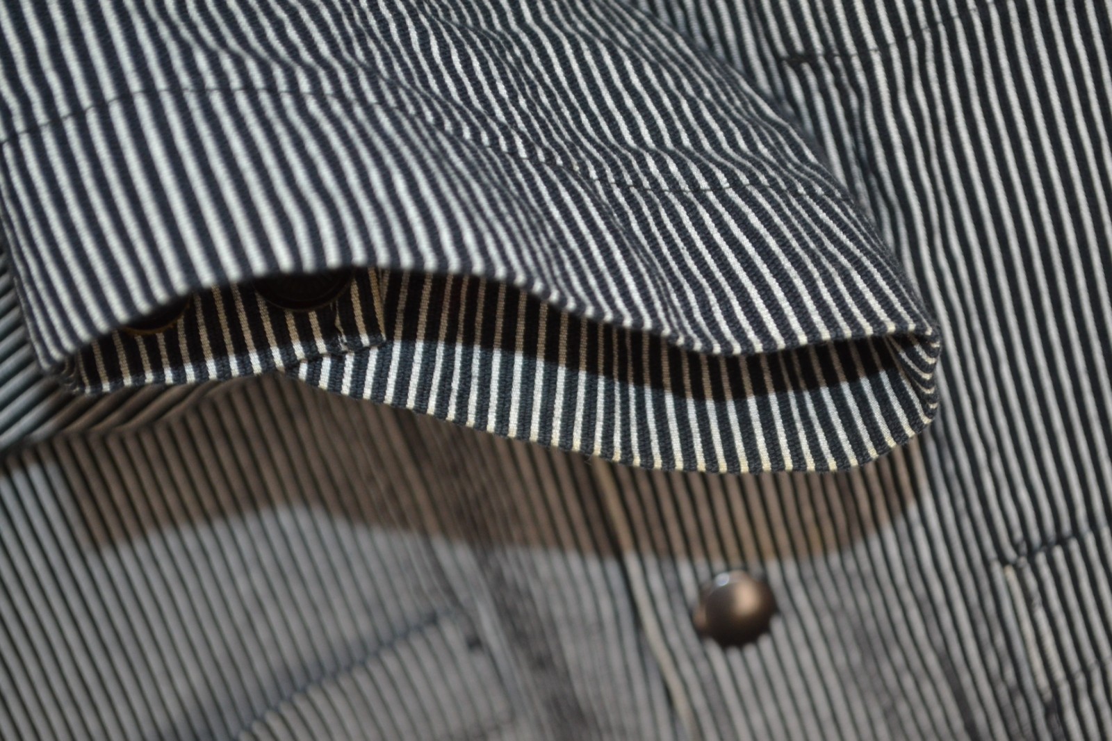 Illustrated Example Work Striped Jacket Utility C… - image 5