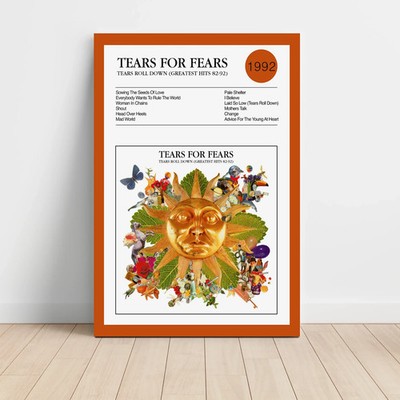 Tears For Fears   Tears Roll Down (Greatest Hits 82-92) Fine Art Album Poster