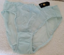 WACOAL RETRO CHIC BRIEF PANTY 841186, 5-S, PASTEL BLUE, NWT