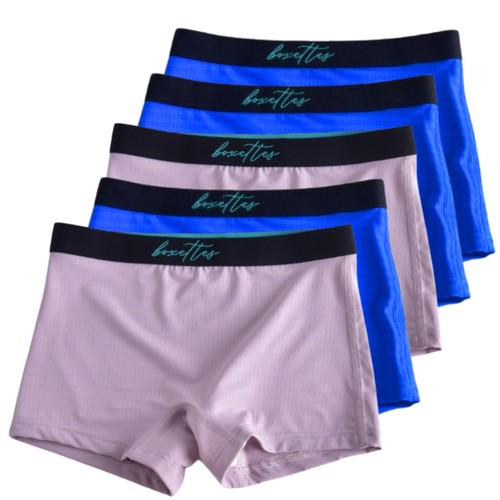 Girls Boxer Briefs (5-Pack Cotton, Modal or Nylon Mesh) Super soft. Full-cove...