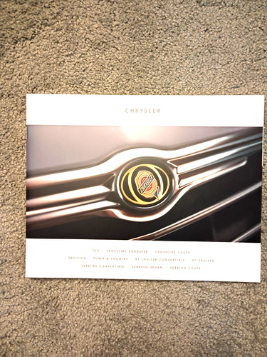 2004 Chrysler All Lines Brochure, 10 pg. Glossy Page Book, Original