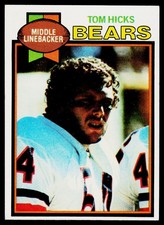 Tom Hicks, 1979 Topps, #417, Chicago Bears,