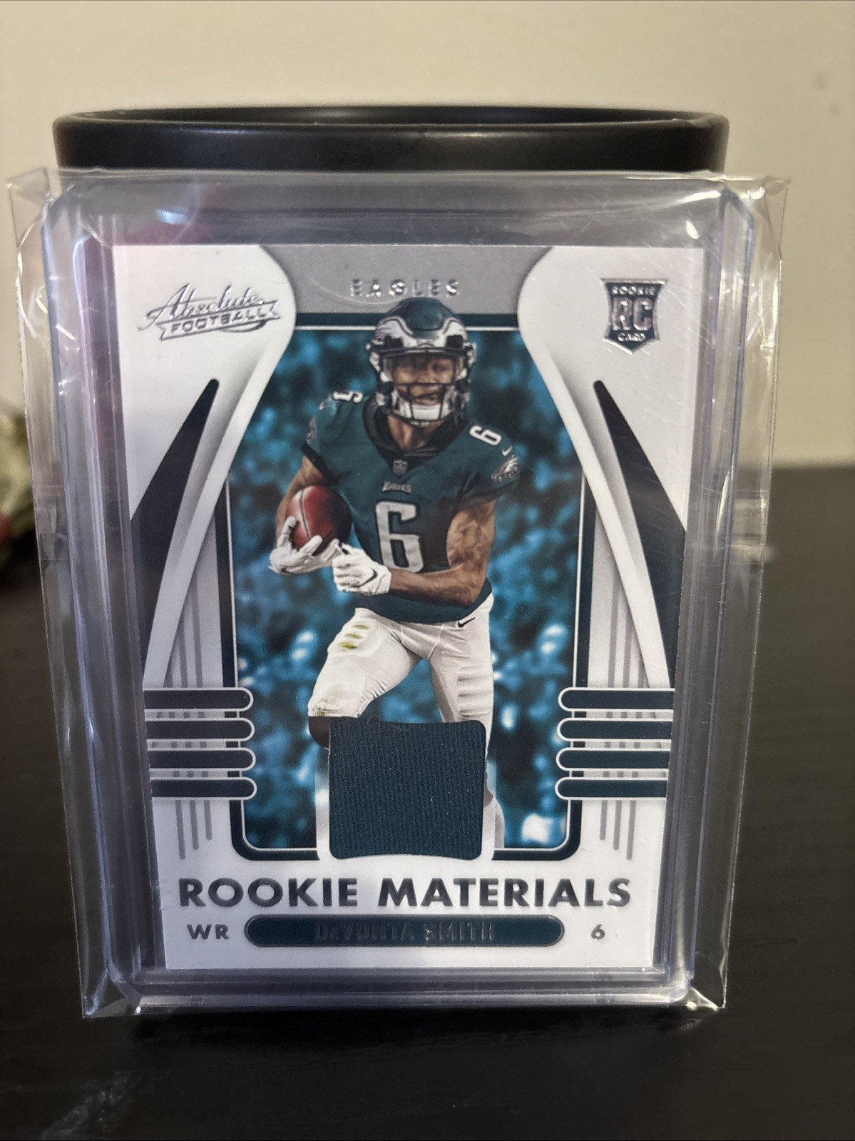DeVonta Smith Panini Absolute Absolute Rookie Materials #DVS Base