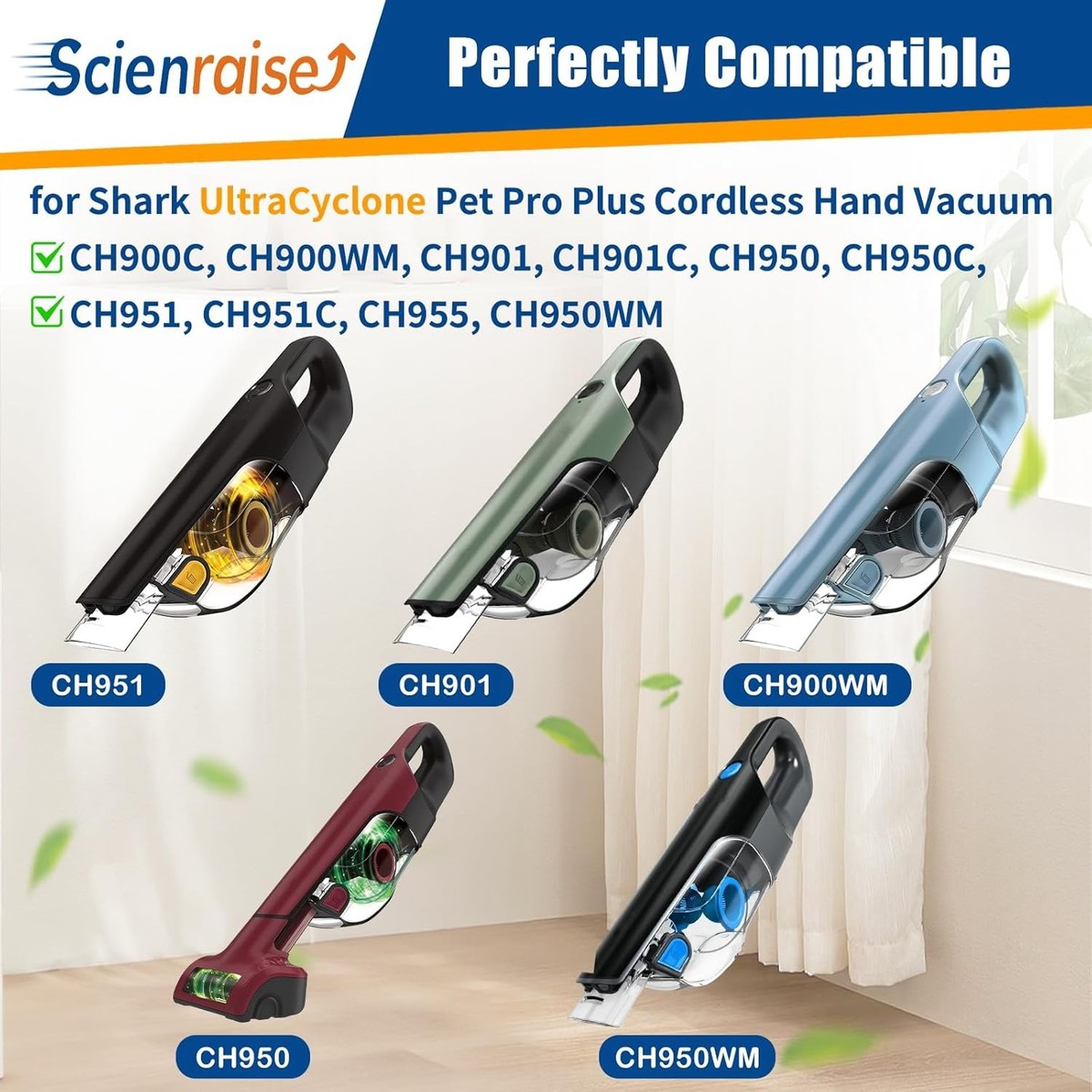 CH951 Filter for Shark UltraCyclone Pro Cordless Handheld Vacuum