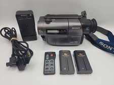 Sony Handycam CCD-TR3 Hi8 Camcorder Video Camera 10x Zoom Japanese Tested Works