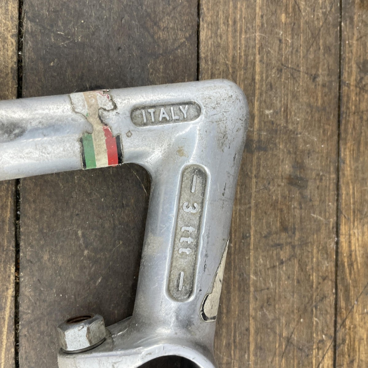 3ttt ビンテージアルミステム イタリア製 85mm 良品 Vintage 3ttt Record Italy Handlebar Stem 85mm 26.0 Road Bike Quill