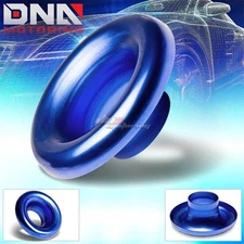 3" BLUE ALUMINUM SHORT RAM/COLD AIR INTAKE VELOCITY STACK/TURBO CHARGER HORN KIT